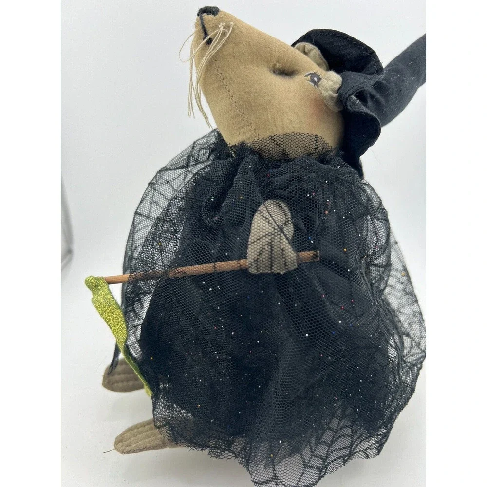 Halloween Primitive‎ Vintage Stuffed Pumpkin Mousse Sand Filled Base